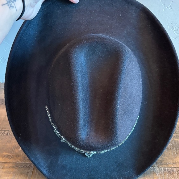 Embellished Black Cowgirl Hat - Picture 6 of 7